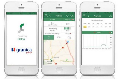 "Granica". польская таможня выпустила приложение, которое позволяет отслеживать очереди на границе в реальном времени