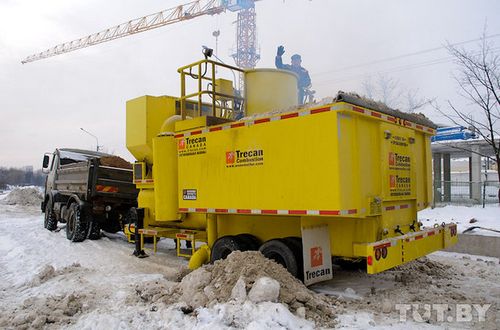 Плавить снег на улицах минска будет белорусская снеготаялка