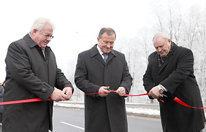 Состоялось торжественное открытие реконструированной улицы лейтенанта рябцева в бресте